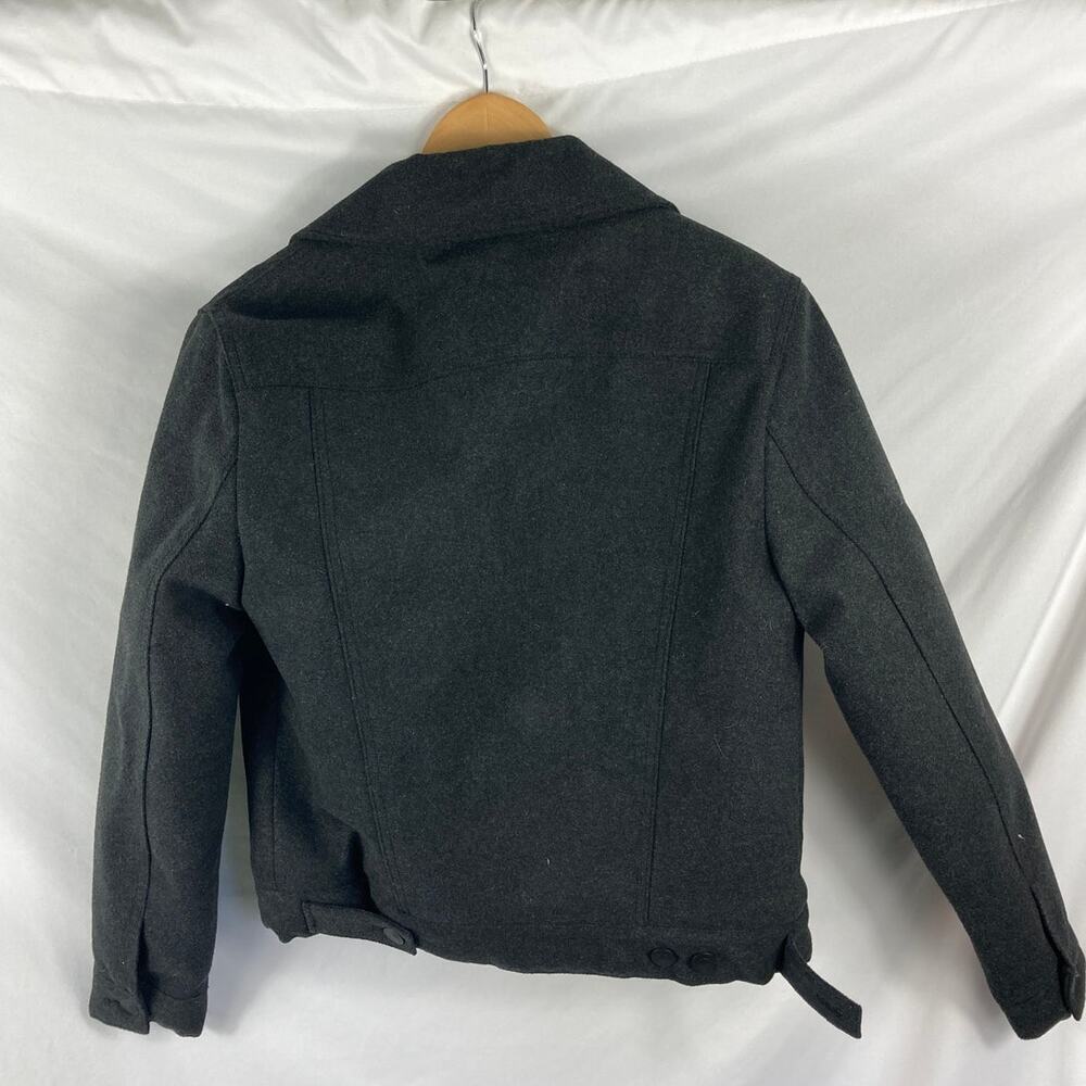 Express Weather Resistant Button Up Coat Size Xs - image 6